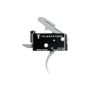 Triggertech Adaptable Primary Two-Stage Traditional Curved Trigger with 2.50-5 lbs Draw Weight for AR-15 Right