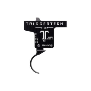 Triggertech Primary Single-Stage Curved Trigger with 1.50-4 lbs Draw Weight & Black PVD Finish for Kimber M84