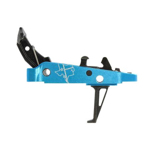 Cmc Triggers Drop-In Trigger Group 2.0 Single-Stage Flat with 2.50 lbs Draw Weight Black w/ Blue Housing
