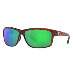Costa Del Mar Mag Bay Tortoise Frames with Green Mirroe Lenses