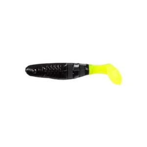 Charlie Brewers Slider 2 1/8" Slider Minnow Black/Chartreuse Tail