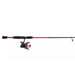 Shakespeare Reverb 5 Feet 6 Inch Split Grip Spinning Combo with Red and Black
