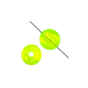 P Line Round Rigging Beads 8 MM 60 Piece - Clear/Chart
