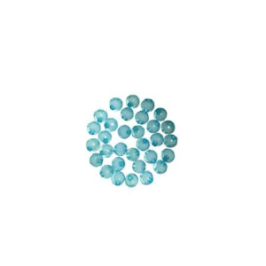 P Line Round Rigging Beads 6 MM 120 Piece - Sky Blue Pearl