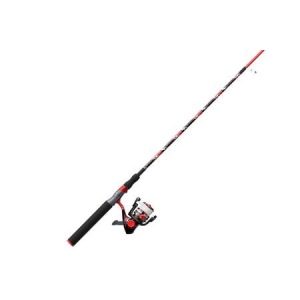 Zebco Splash 6 Foot Spinning Combo Medium Light Z Splash with Red Finish