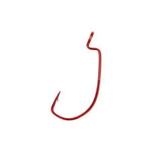 Eagle Claw Magworm Extra Wide Gap Worm Hook - Red