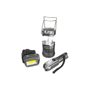 Sona Enterprises Camping Light Set 3 Piece Titanium