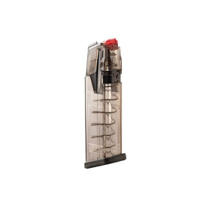 Elite Tactical Systems Omega 9mm Luger 17 Round Clear Magazine for Glock Pistols