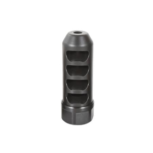 American Precision Arms Gen 2 Fat Bastard Self Timing Brake Black Nitride Stainless Steel with 5/8"-24 tpi Threads, 3.30" OAL & 1.115" Diameter