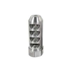 American Precision Arms Gen 2 Fat Bastard Self Timing Brake Stainless Steel with 5/8"-24 tpi Threads, 3.30" OAL & 1.115" Diameter for 338 Cal Ri