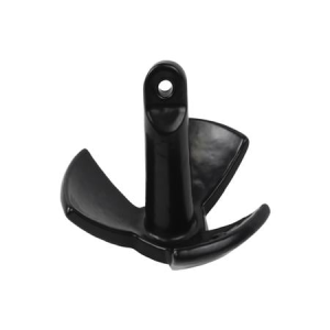Attwood 18lb Large Eye Cast Iron, Black PVC-Coated Anchor