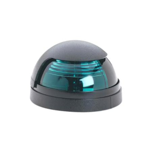 Attwood 5040 Series One Mile Sidelight - Green Deck Mount
