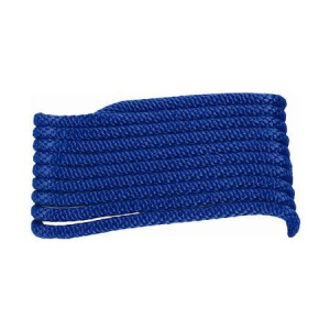 Attwood Solid Braided MFP Dock Line, 3/8 Inch x 15 Foot, Blue