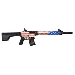 Typhoon Defense F12 Sport 12 Gauge Semi-Automatic Shotgun with American Flag Finish