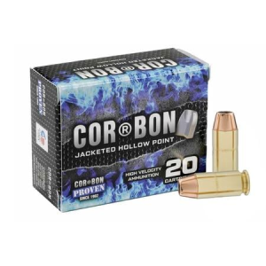 Corbon Ammunition 40SW 165 Grain JHP Self Defense 20/Box