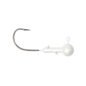 Lunkerhunt Ball Jig 1/8 oz 3/0 Hook - Gloss White