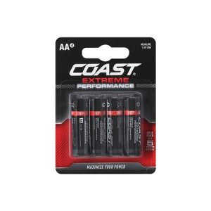 Coast Extreme Performance Alkaline AA Batteries