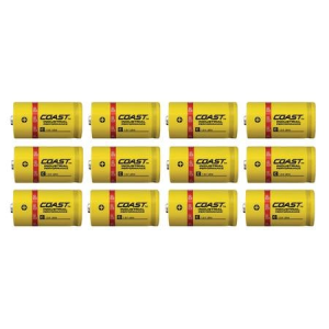 Coast Industrial Performance Alkaline C-Cell Batteries 12-Pack
