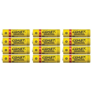 Coast Industrial Performance Alkaline Batteries 12-Pack