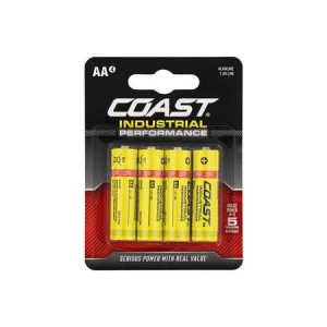 Coast Industrial Performance Alkaline AA Batteries