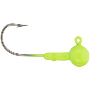 Crappie Magnet Double Cross Jig Heads - Chartreuse