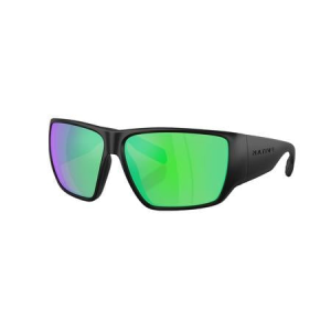 Native Eyewear Sightcaster II Matte Black Frame with Green Reflex Polarized Lenses