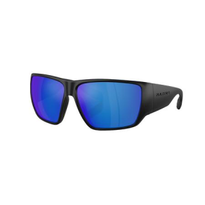 Native Eyewear Sightcaster II Matte Black Frame with Blue Reflex Polarized Lenses