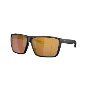 Costa Del Mar RIncon II Matte Black Frame with Gold Mirror Lenses