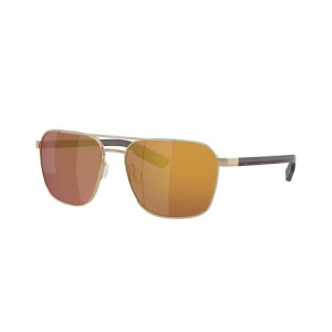 Costa Del Mar Wader Gold Frame with Gold Mirror Polarized Lenses