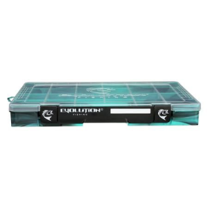 Evolution Outdoors Drift Series 3700 4-Latch Tackle Tray - Seafoam