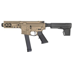 Brigade BM-9 Forged 9mm AR-Style Pistol with FDE Cerakote Finish and 5.5 inch Barrel