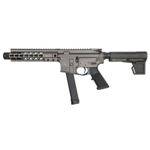 Brigade 9mm Tungsten Cerakote Battle Pistol with KeyMod Rail and Forged Lower Receiver