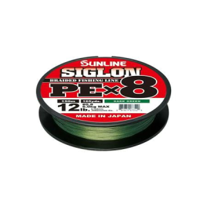 Sunline Siglon PEx8 Fishing Line - 12lb 165 Yds - Dark Green