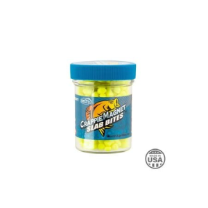 Crappie Magnet Slab Bites - Chartreuse