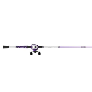 Zebco Roam Prism Purple 6 ft 6 in Right Hand Medium-Heavy Baitcast Combo