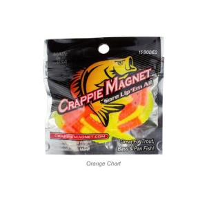 Crappie Magnet 15 Piece Body Pack - Orange-Chartruese