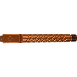 Ballistic Advantage Premium Series Threaded/Spiral Fluted, 9mm Luger, Copper PVD, Fits Glock 17 Gen 5