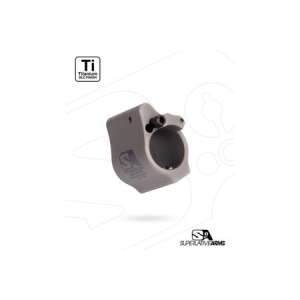 Superlative Arms .875" AR-15 Solid Titanium Adjustable Gas Block