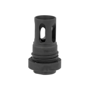 Yankeehill Mini QD Flash Hider Black Phosphate Steel with 1/2"-36 tpi Threads & 2.13" OAL for 5.56x45mm NATO AR-Platform