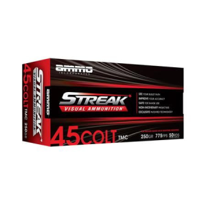 Ammo Incorporated 45 Colt 250 Grain Total Metal Case Streak Visual 50/Box