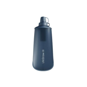Lifestraw Peak Series Collapsible Squeeze 1L Bottle Mountain Blue