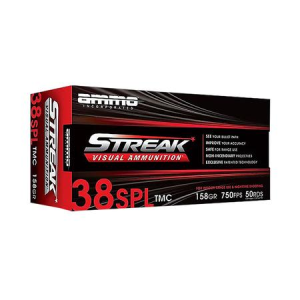 Ammo Incorporated 38 Special 158 Grain Total Metal Case Streak Visual 50/Box