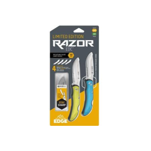 Outdoor Edge 3 Inch Razor EDC 2-Pack with 4 Replacement Blades