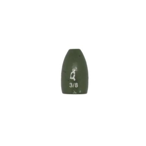 Xzone Lures Tungsten Flipping Weight 3/8 oz (3 pack) - Green Pumpkin