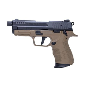 Retay RXP22 22LR Black/FDE Two-Tone Semi-Auto Pistol with Threaded Barrel