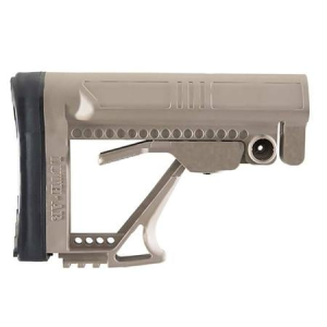 Luth Ar Llc MBA-5 Buttstock Assembly FDE with a Paddle-Style Adjustment Lever