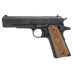 Iver Johnson 1911 A1 38 Super Pistol with Diamond Checkered Walnut Grips