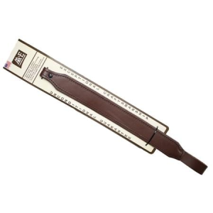 AAE Genuine Long Taper Leather Gun Sling with Burgundy Finish