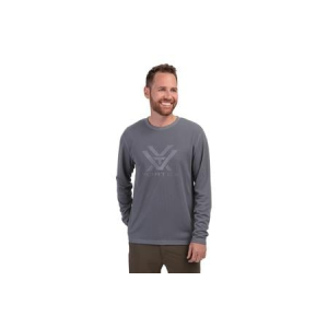 Vortex Apparel Core Logo Performance Grid Long Sleeve Shirt - Turbulance