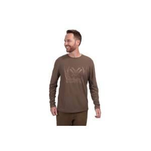 Vortex Apparel Full-Tine Performance Grid Long Sleeve Shirt - Morel